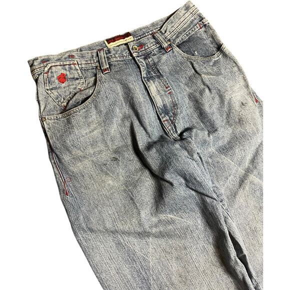 Rocawear Vintage Y2K Wide Leg Big Pocket Skater Jeans - Picture 6 of 7